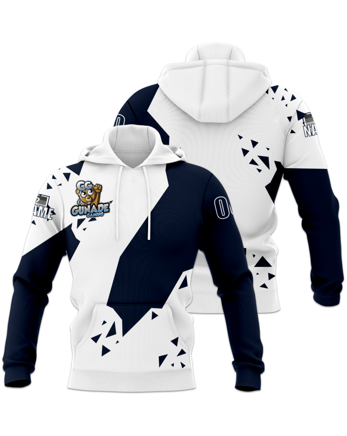 Rendered product preview, stack