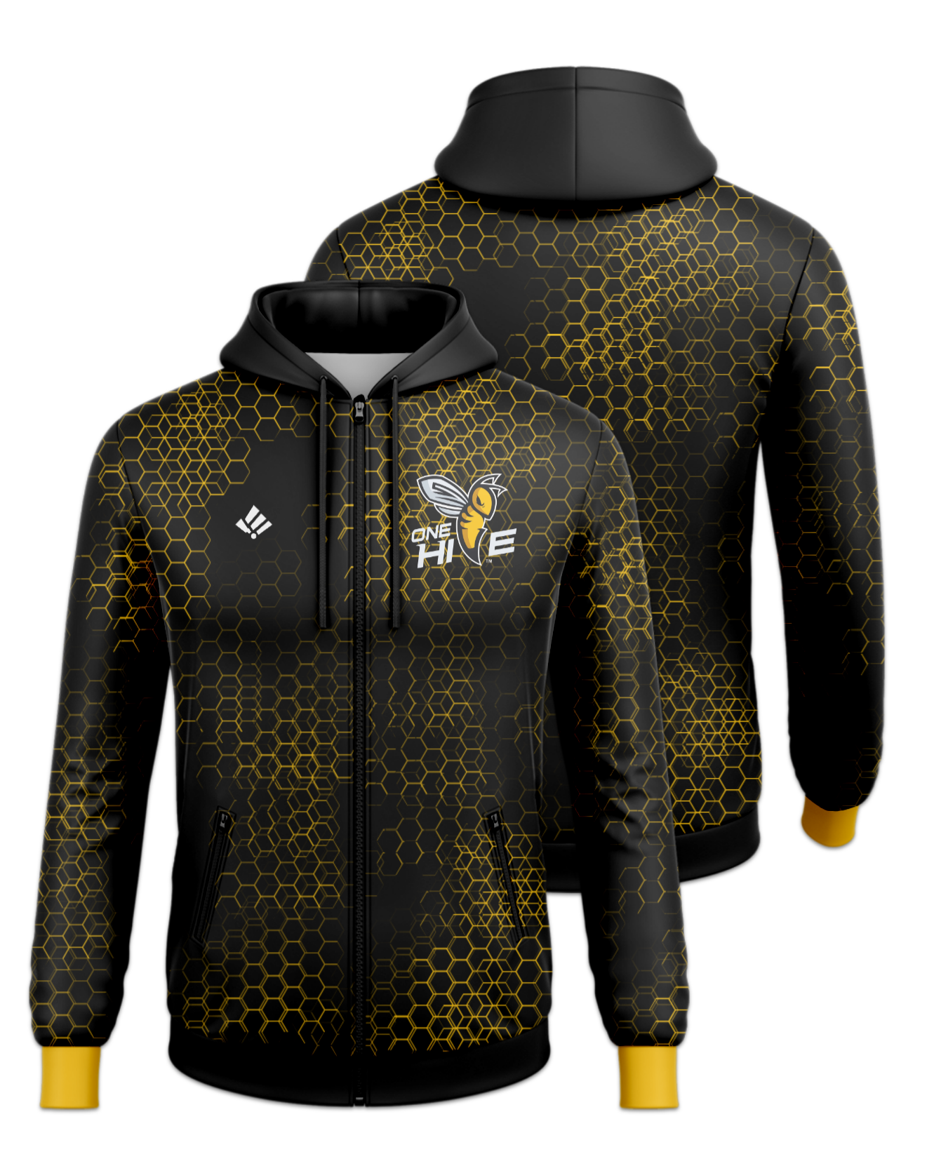 Rendered product preview, stack