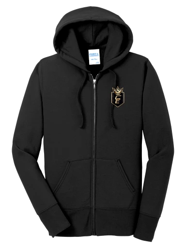 Women's Core Fleece Full-Zip Hooded Sweatshirt preview, front