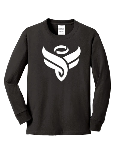 Port & Co Youth Long Sleeve Core Cotton Tee preview, front