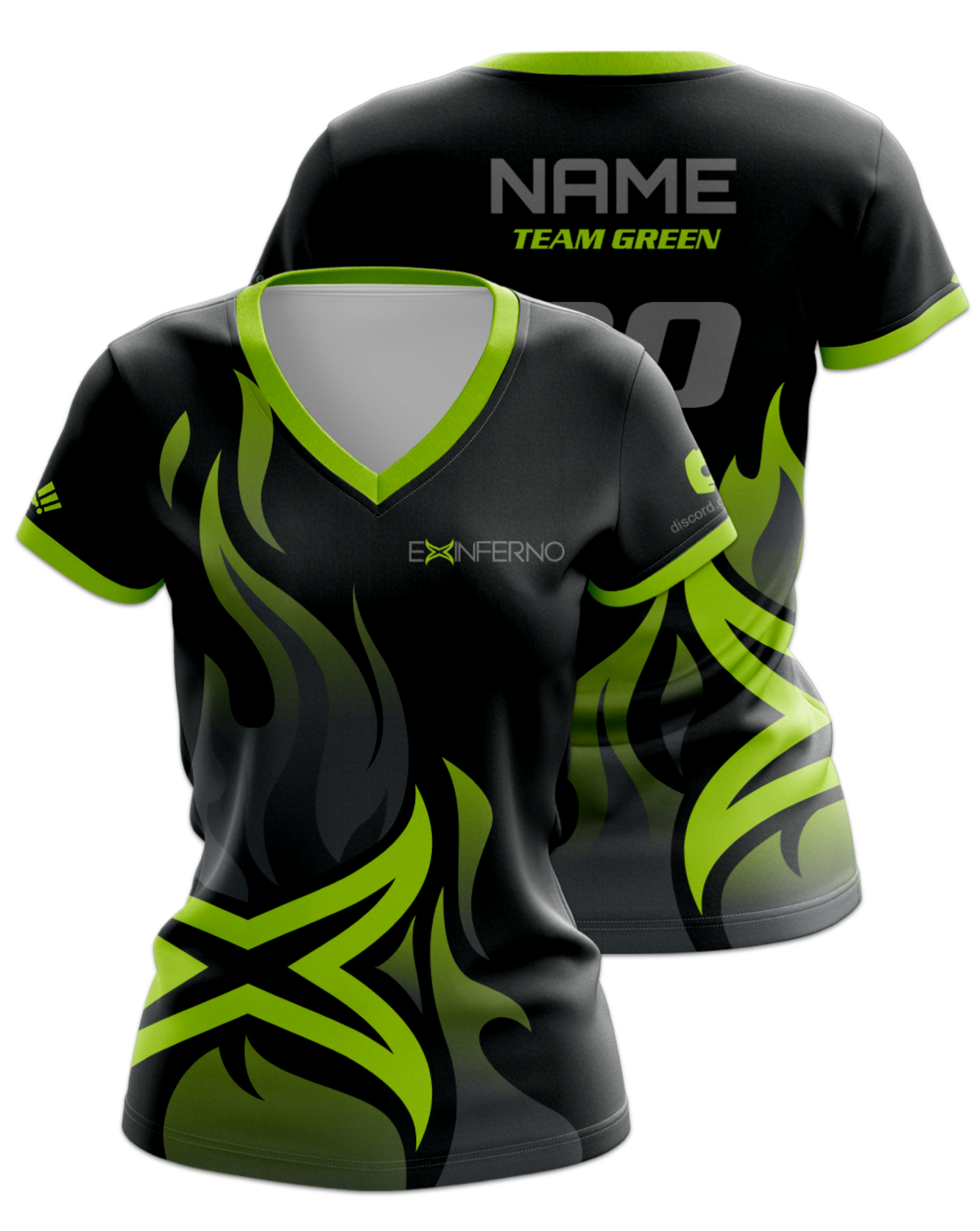 Rendered product preview, stack