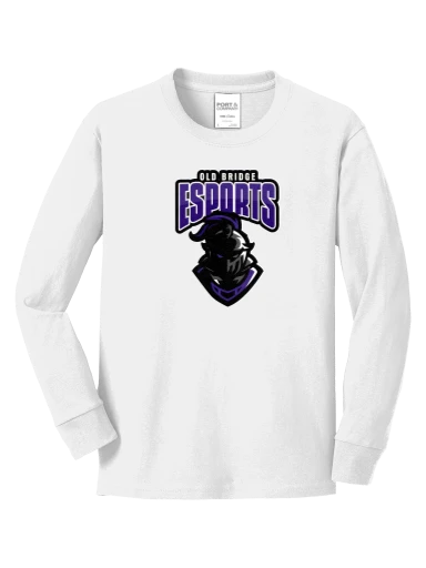 Youth Long Sleeve Core Cotton Tee preview, front