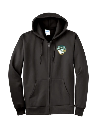 Tall Essential Fleece Full-Zip Hooded Sweatshirt preview, front