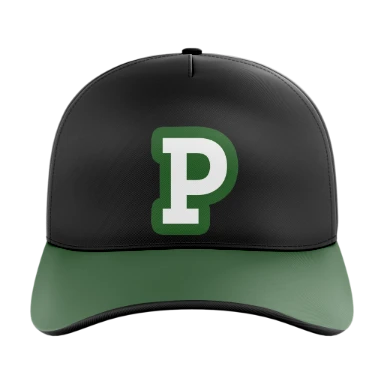 Sublimated 5 Panel Curved Bill Cap preview, front
