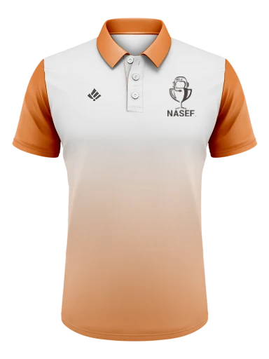 NASEF Orange/White Polo preview, front