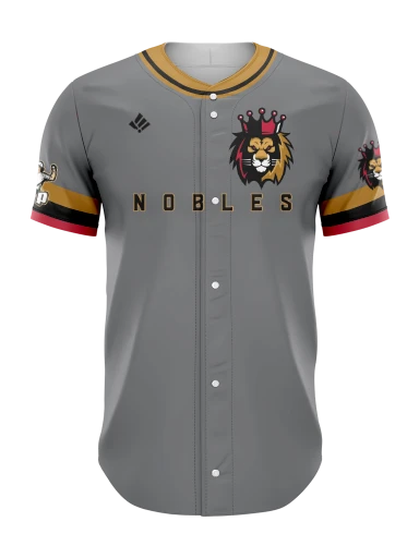 Sublimated Full Button Baseball Jersey preview, front