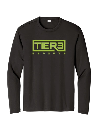 Tier 3 Fan Store Tall Long Sleeve PosiCharge Competitor Tee preview, front
