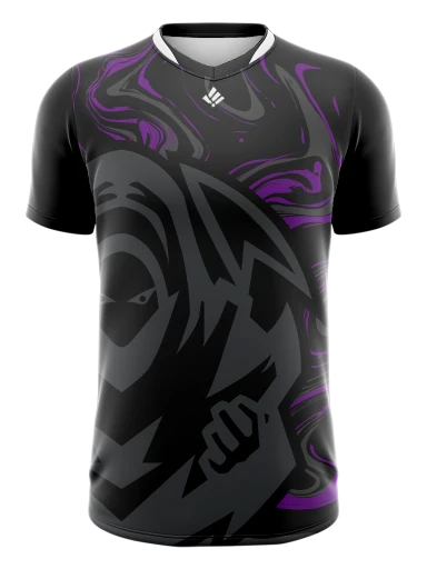 Split Collar Esports Jersey preview, front