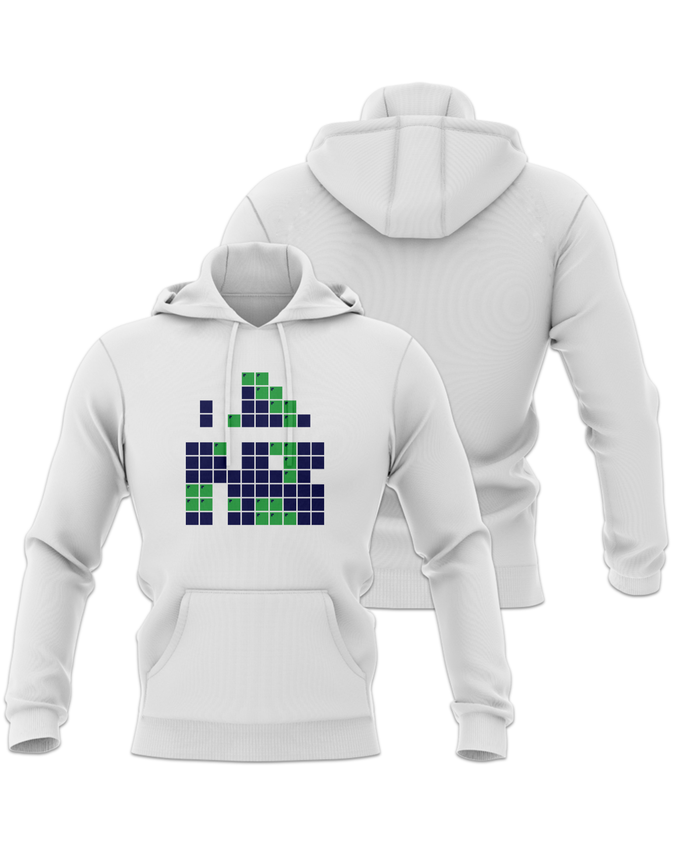 Rendered product preview, stack