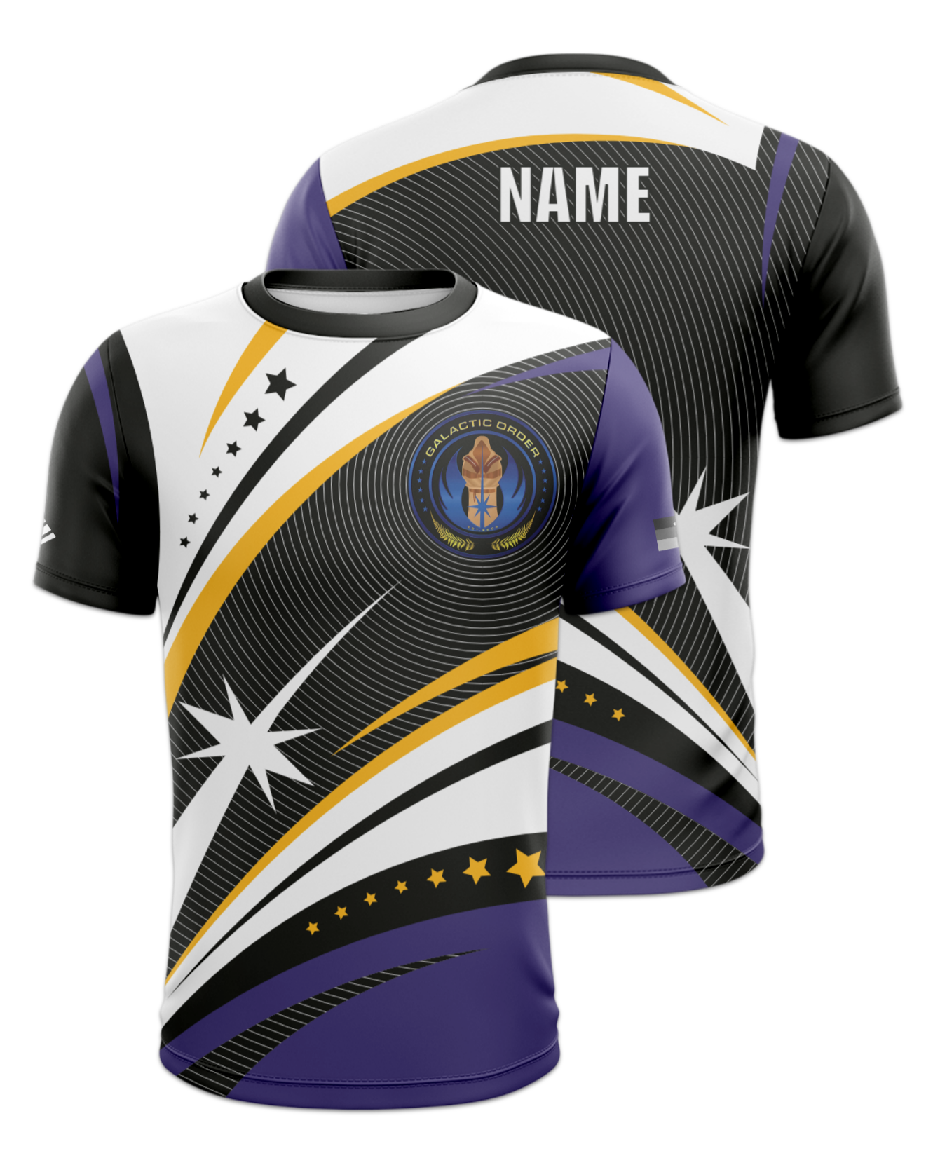 Rendered product preview, stack