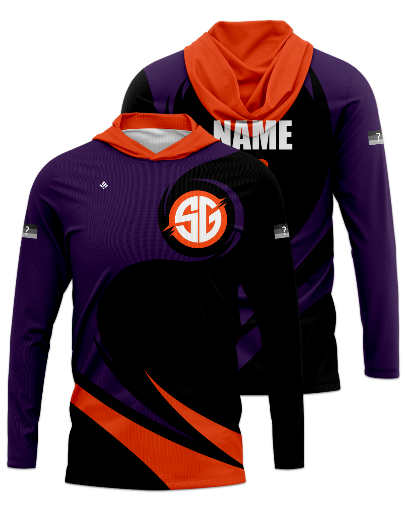 Rendered product preview, stack