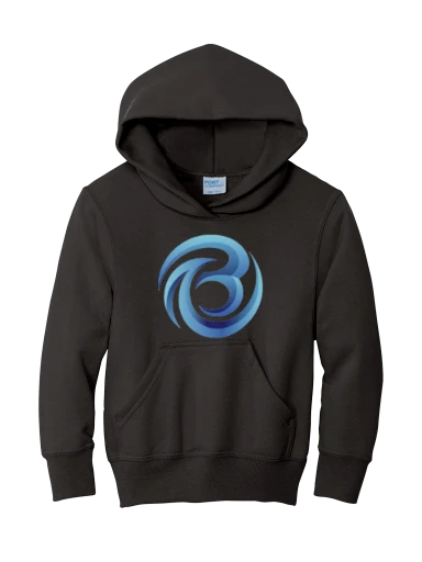 Youth Core Fleece Hooded Sweatshirt preview, front
