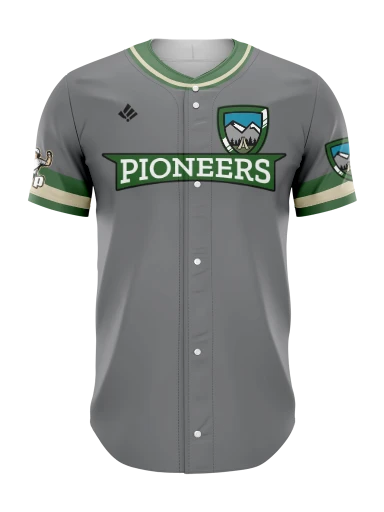 Sublimated Full Button Baseball Jersey preview, front
