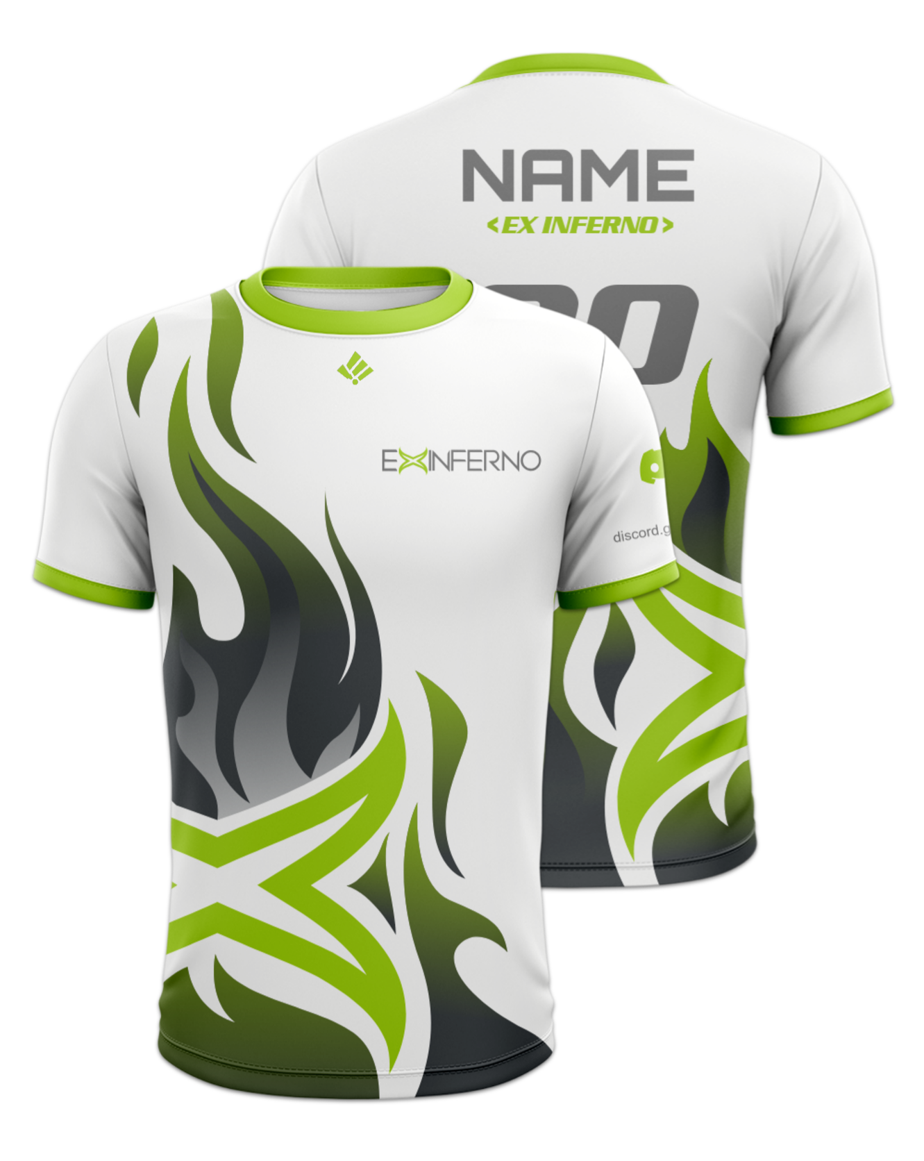 Rendered product preview, stack