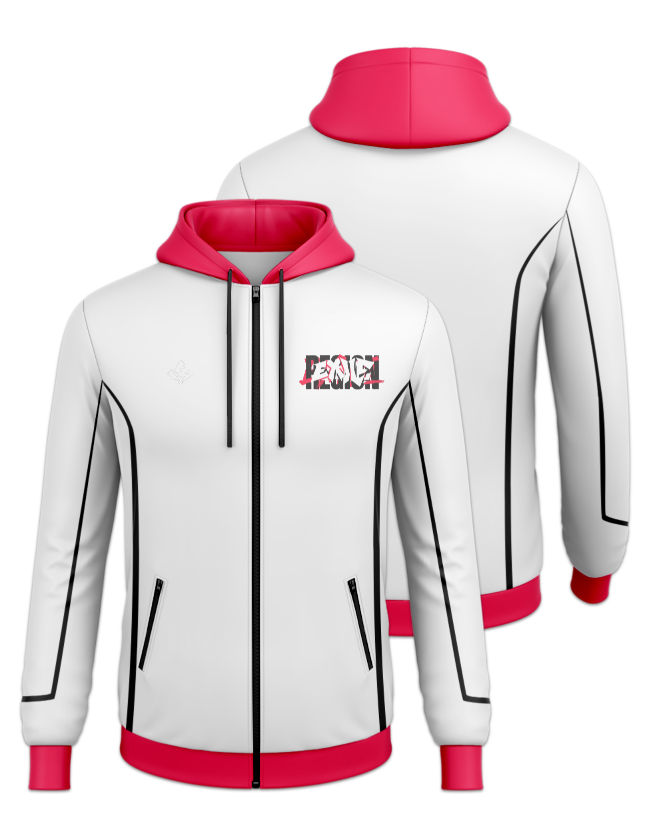 Rendered product preview, stack