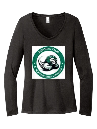 Women's Perfect Tri Long Sleeve V-Neck Tee preview, front