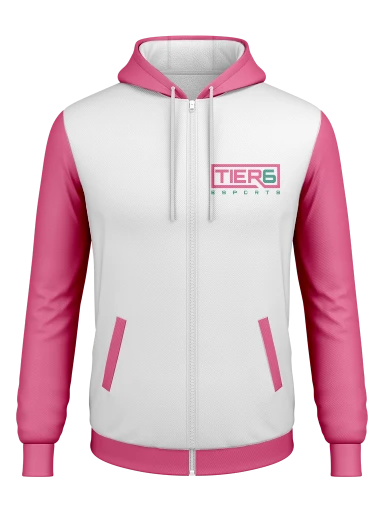 Tier 6 Team Store Full Zip Poly Fleece Hoodie preview, front