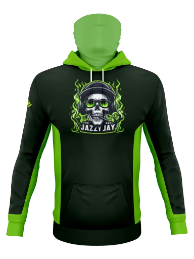 Custom Sublimated Ninja Hoodie preview, front