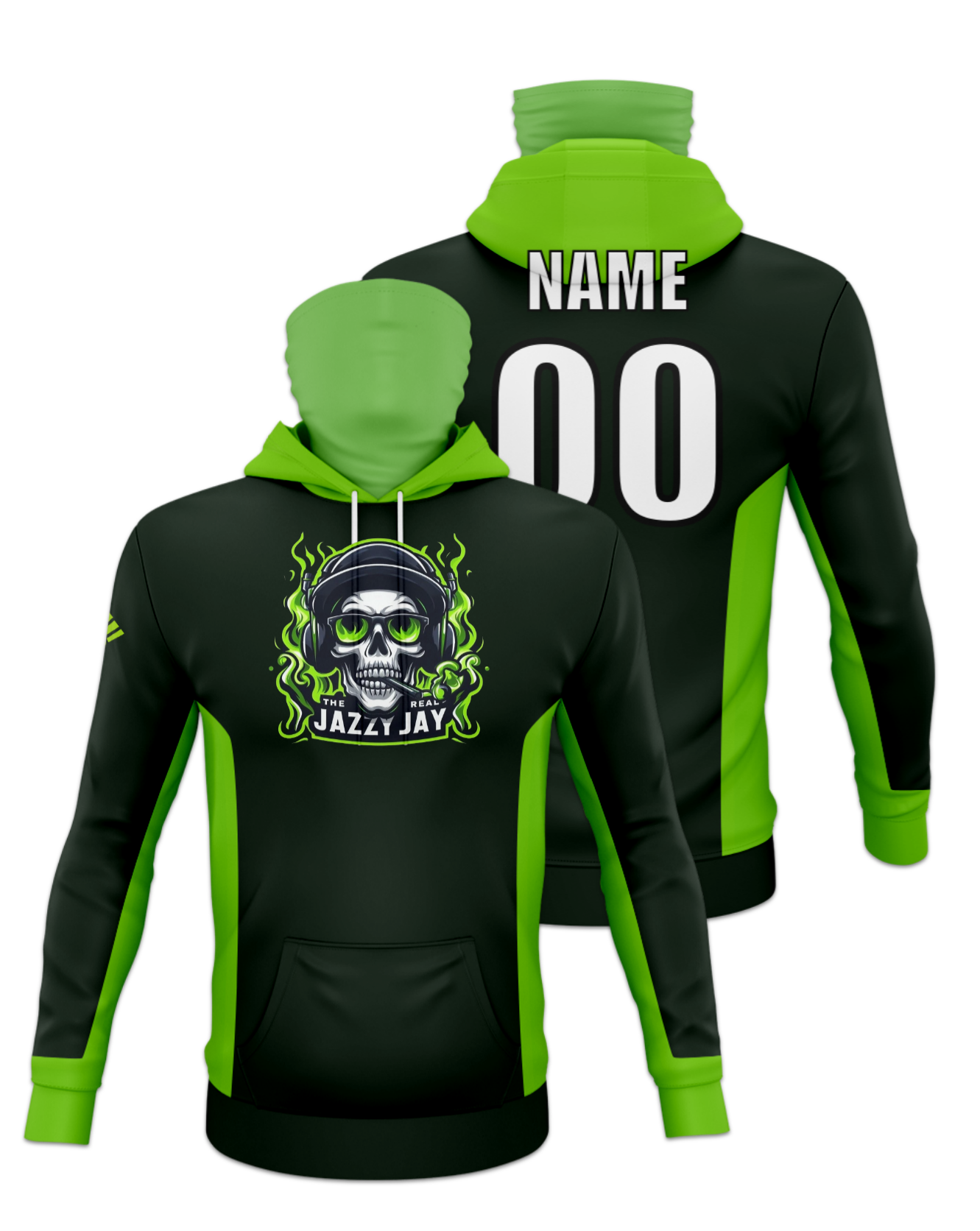 Rendered product preview, stack