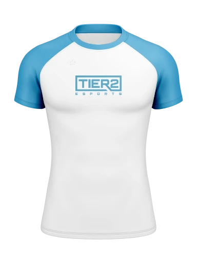 Tier 2 Team Store Men’s Compression Raglan Rash Guard preview, front