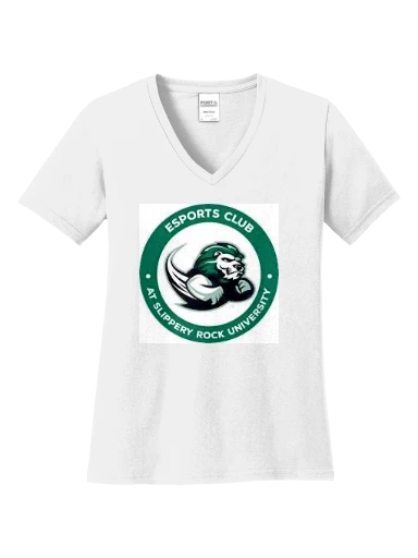 Women's Core Cotton V-Neck Tee preview, front