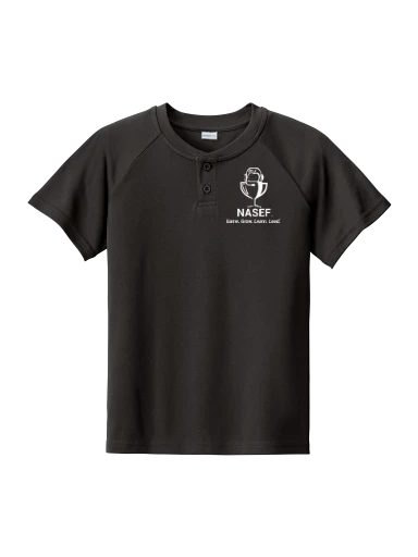 Sport-Tek Youth PosiCharge Competitor 2-Button Henley preview, front