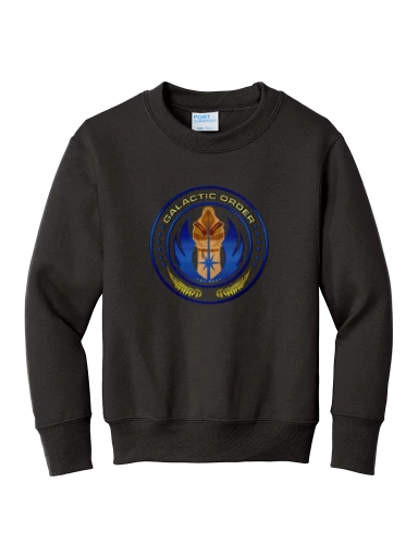 Port & Co Youth Core Fleece Crewneck Sweatshirt preview, front
