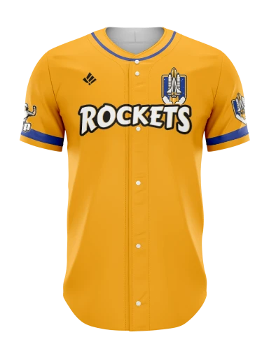 Sublimated Full Button Baseball Jersey preview, front