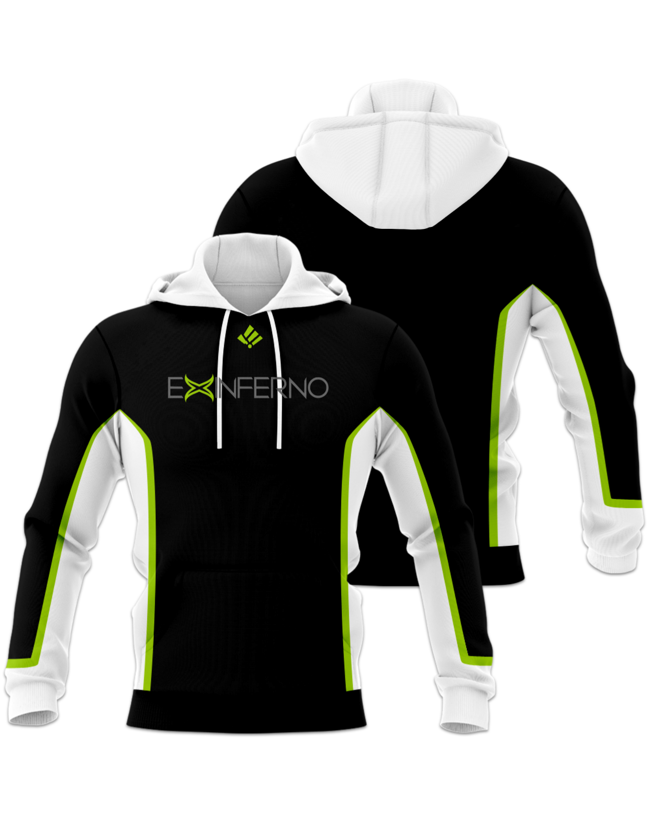 Rendered product preview, stack