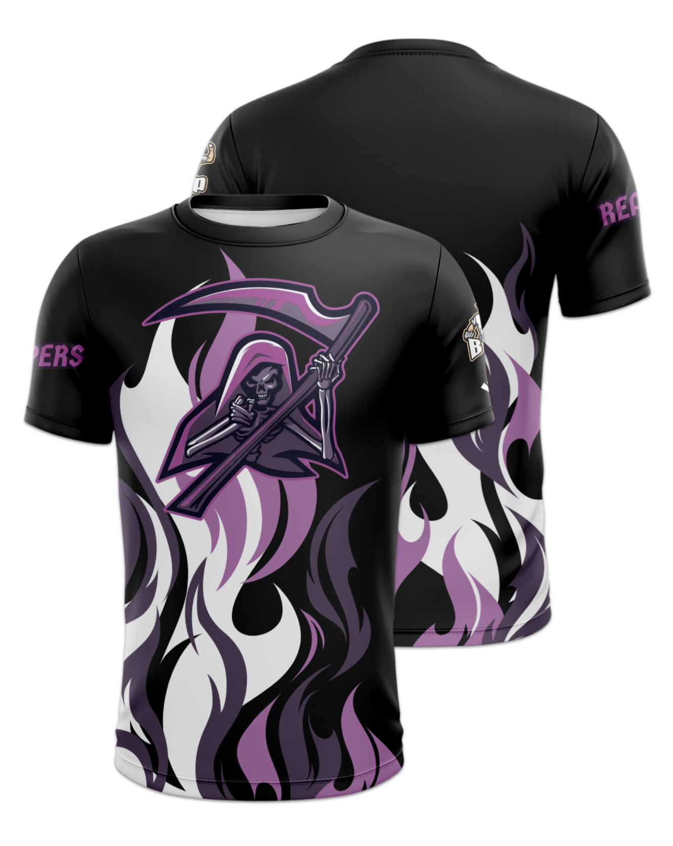 Rendered product preview, stack