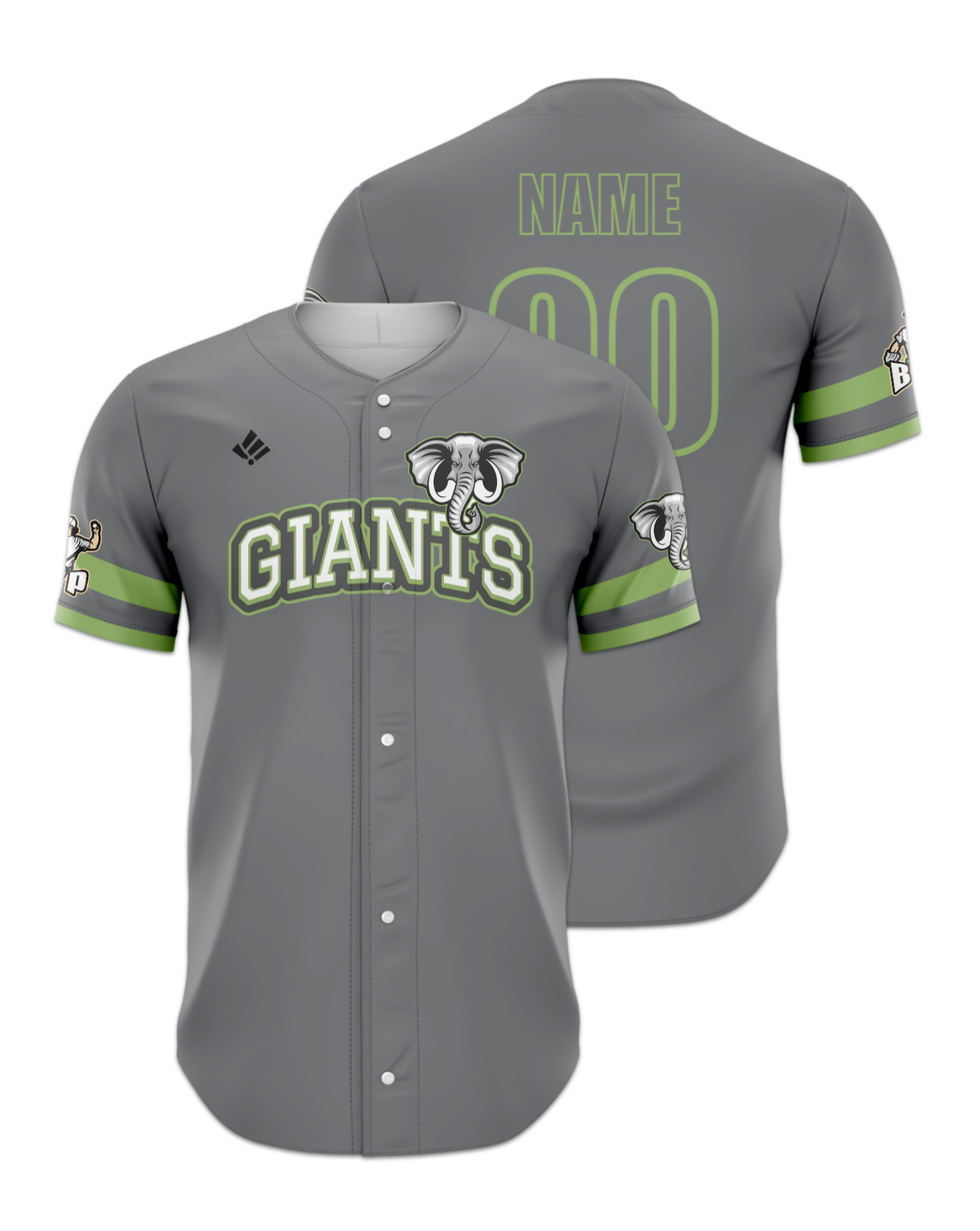 Rendered product preview, stack