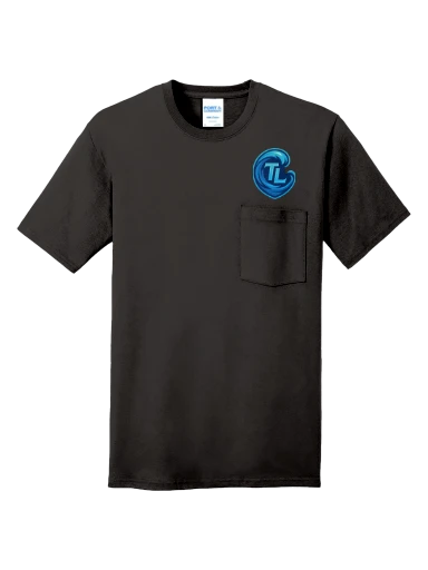 Port & Co Core Cotton Pocket Tee preview, front