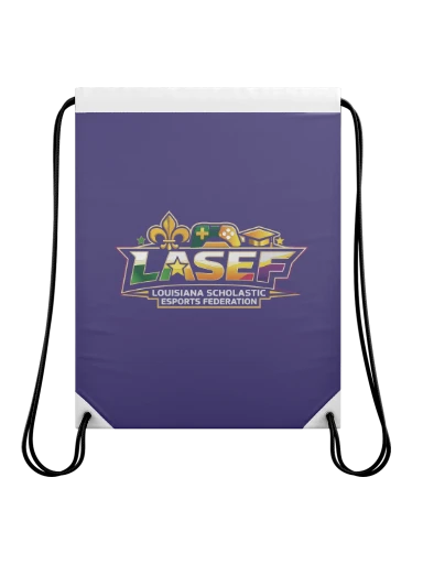 LASEF Drawstring Bag - 14" x 18" preview, front