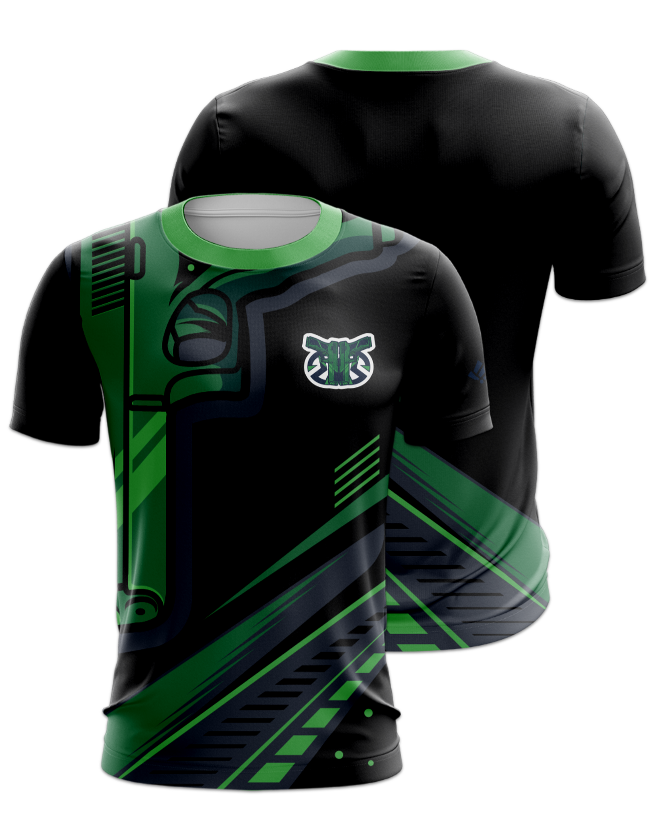 Rendered product preview, stack