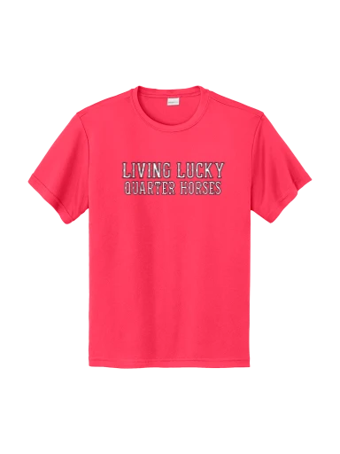 Feeling Lucky Youth Tee Coral preview, front