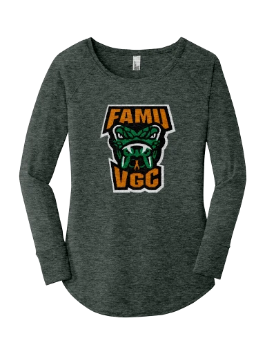 Women's Perfect Tri Long Sleeve Tunic Tee preview, front
