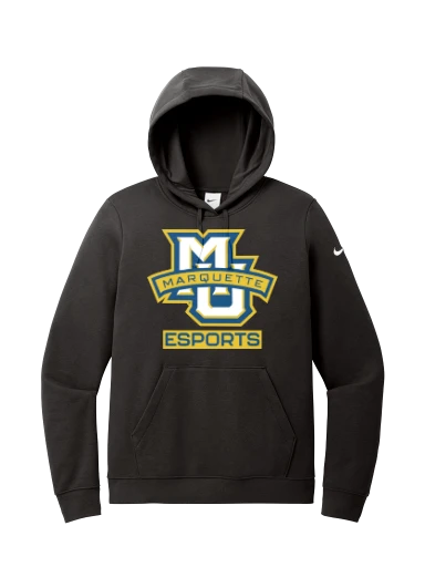Nike Women's Club Fleece Sleeve Swoosh Pullover Hoodie preview, front