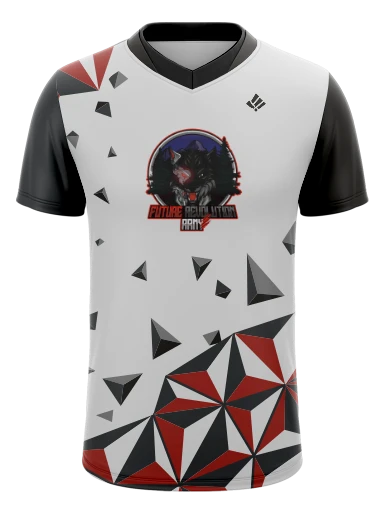 Dual Collar Esports Jersey preview, front