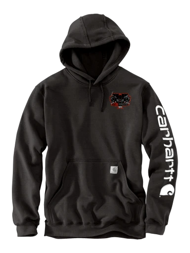 Carhartt Midweight Hooded Logo Sweatshirt preview, front