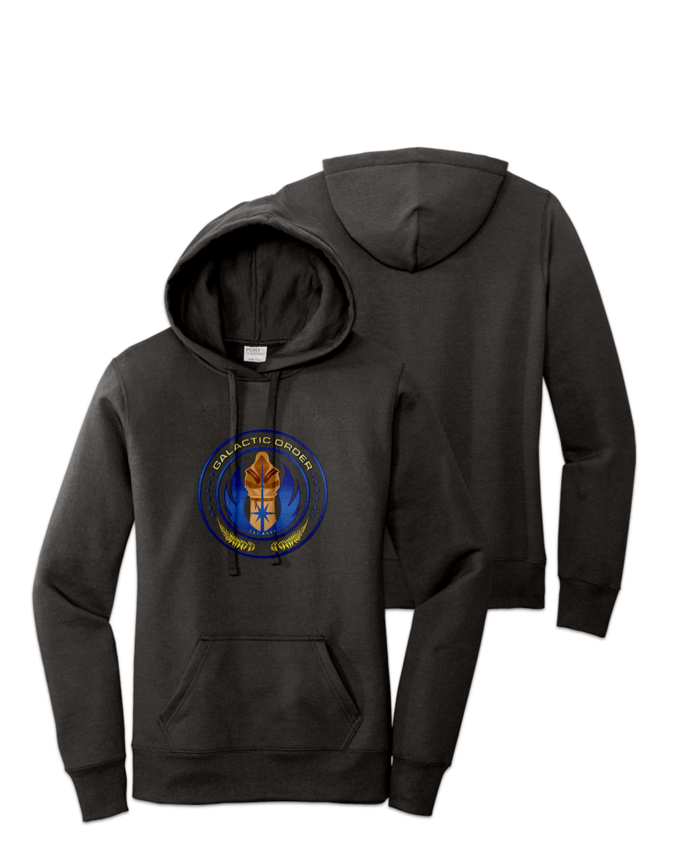 Rendered product preview, stack