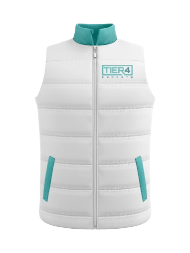 Tier 4 Esports Team Store Puffer Vest preview, front