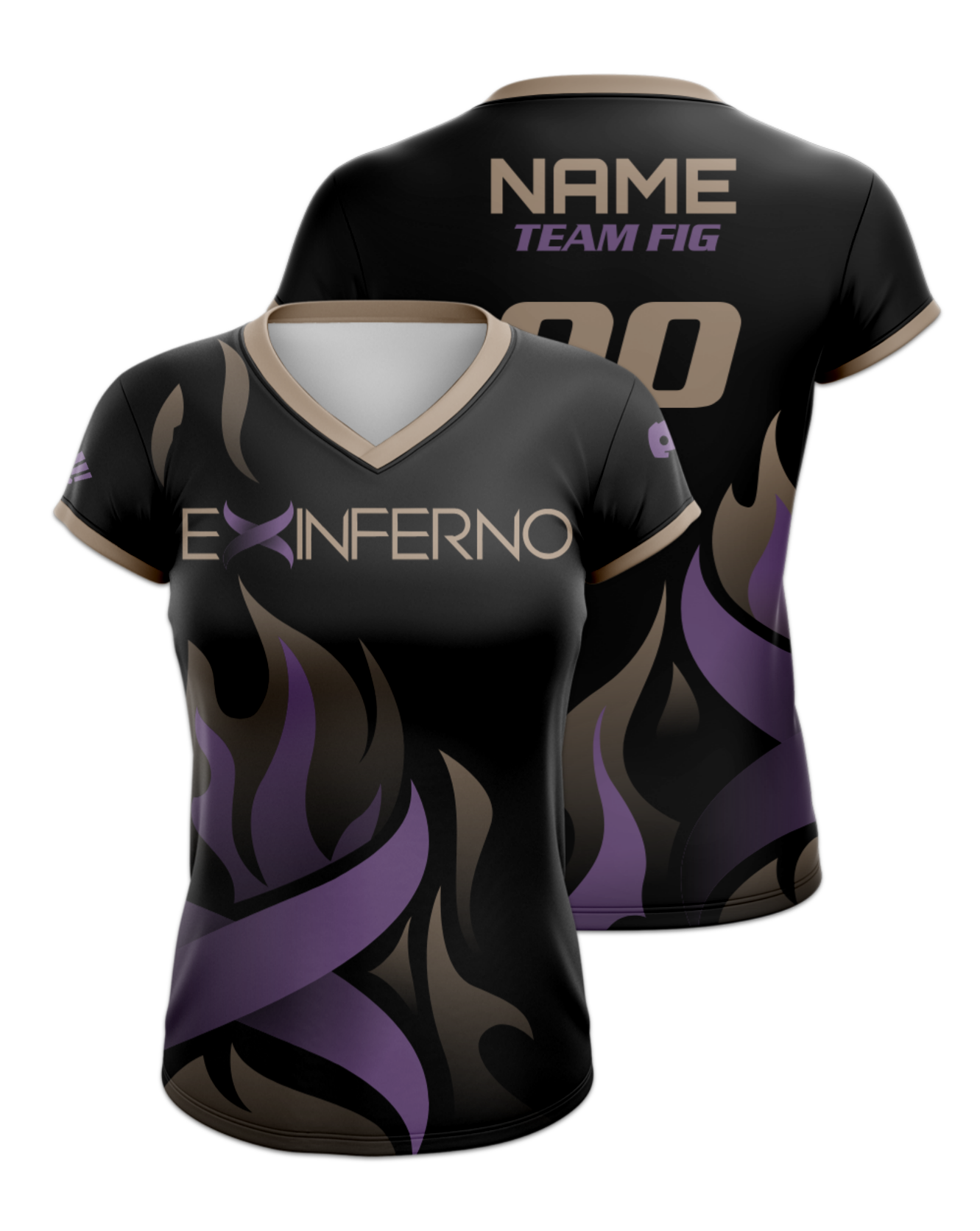 Rendered product preview, stack