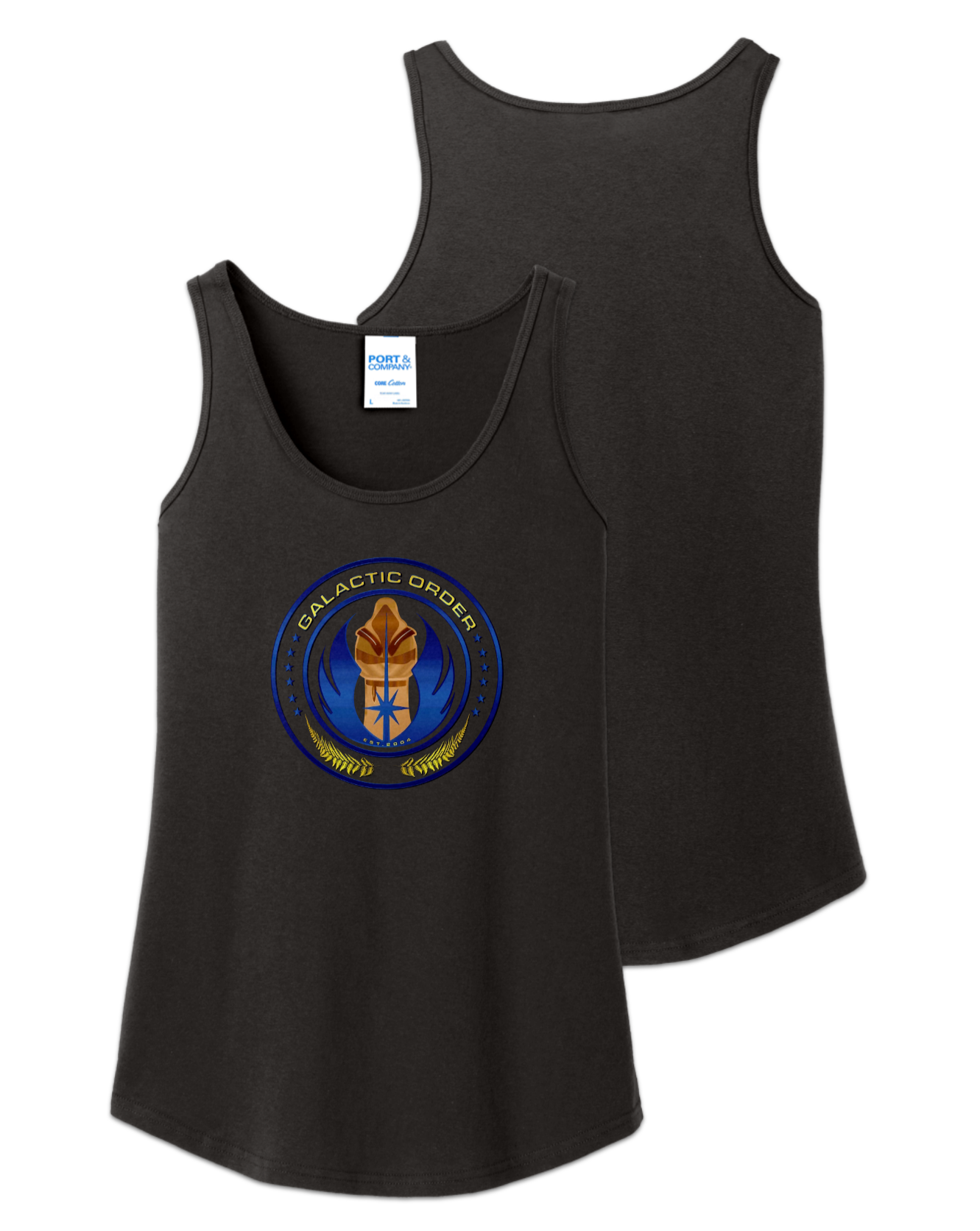 Rendered product preview, stack