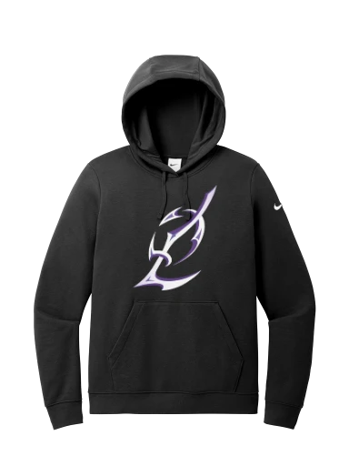 Nike Women's Club Fleece Sleeve Swoosh Pullover Hoodie preview, front