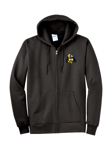 Tall Essential Fleece Full-Zip Hooded Sweatshirt preview, front