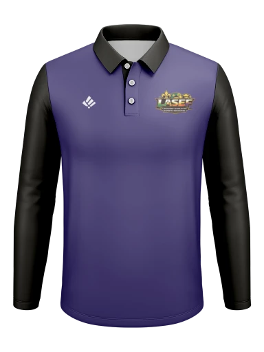 LASEF Men's Long Sleeve Polo preview, front