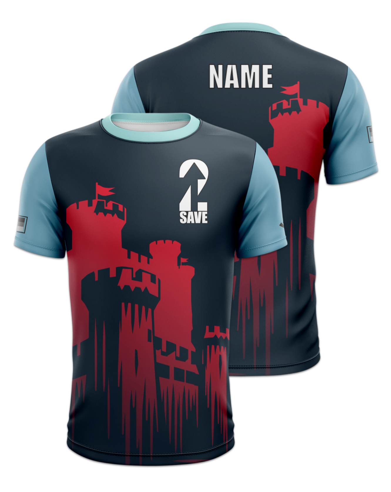 Rendered product preview, stack