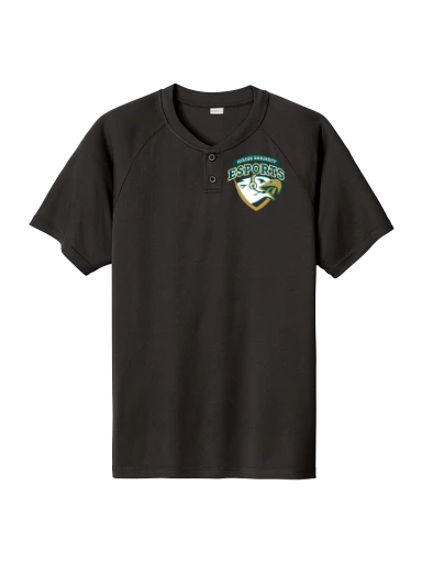 PosiCharge Competitor 2-Button Henley preview, front