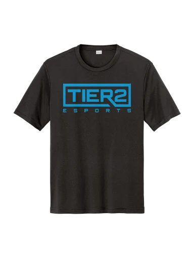 Tier 2 Fan Store Tall PosiCharge Competitor Tee preview, front