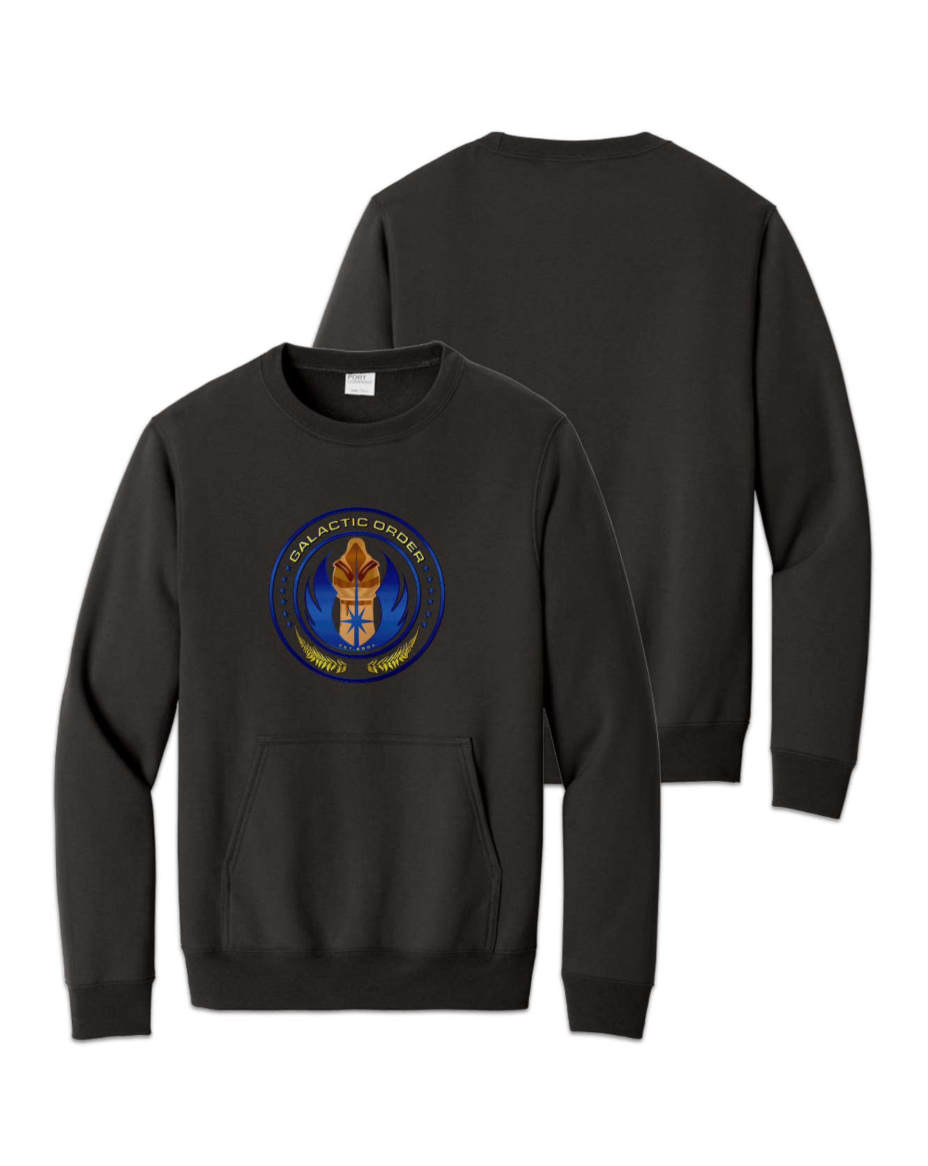 Rendered product preview, stack